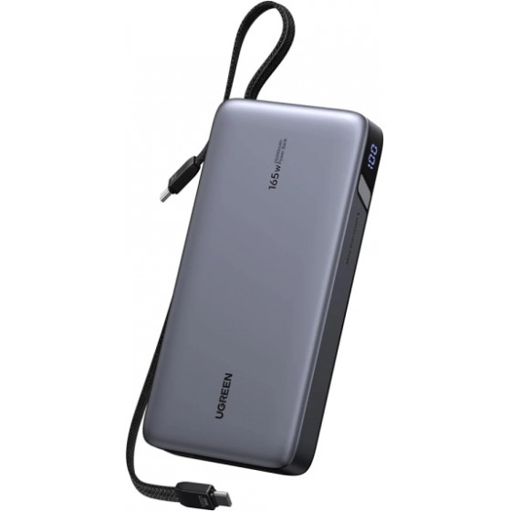 Ugreen Powerbank PB726 (55995B), 25000mAh, 165W, Qc + PD, Grey
