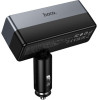 Hoco Car Charger 1xUsb A + 1xUsb C+2x Cigarette Lighter Ports Pd QC3.0 Max 240W/24V Z65B black