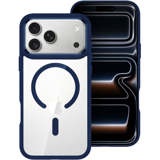 Roar Case Mag Bumper Compatible With Magsafe For Iphone 16 Pro Navy blue