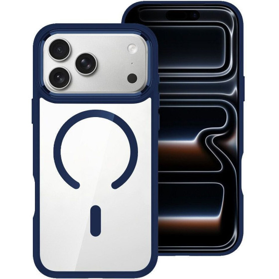 Roar Case Mag Bumper Compatible With Magsafe For Iphone 17 Navy blue