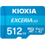 Kioxia Micro Sd Exceria GEN3 512GB Uhs I U3 V30 With Adapter - (LMEX3L512GG2)