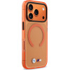 BMW case M Iml Metal Logos Magsafe Do Iphone 17 Pro Max orange - (BMHMP17X25HSMLK2O)