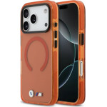 BMW case M Iml Shockproof Metal Logos Magsafe Do Iphone 17 Pro orange - (BMHMP17L25HSMLKO)