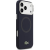 LACOSTE Case Silicone Metal Logo Magsafe For Iphone 17 Pro Max Navy Blue - (LCHMP17XSLAV)
