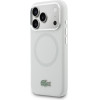 LACOSTE Hc Silicone Metal Logo Magsafe Case For Iphone 17 Pro Grey - (LCHMP17LSLAG)