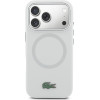 LACOSTE Hc Silicone Metal Logo Magsafe Case For Iphone 17 Pro Grey - (LCHMP17LSLAG)