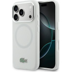 LACOSTE Hc Silicone Metal Logo Magsafe Case For Iphone 17 Pro Max Grey - (LCHMP17XSLAG)