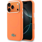 LACOSTE Hc Silicone Metal Logo Magsafe Case For Iphone 17 Pro Orange - (LCHMP17LSLAO)