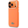 LACOSTE Hc Silicone Metal Logo Magsafe Case For Iphone 17 Pro Orange - (LCHMP17LSLAO)