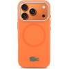 LACOSTE Hc Silicone Metal Logo Magsafe Case For Iphone 17 Pro Orange - (LCHMP17LSLAO)