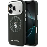 Karl Lagerfeld case Point & Choupette Sketch Magsafe Do Iphone 17 Pro Black - (KLHMP17L6PCCPRK)