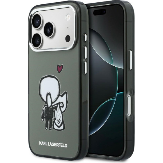 Karl Lagerfeld case Karl & Choupette Back Magsafe Do Iphone 17 Pro Black - (KLHMP17L6HKCBHK)