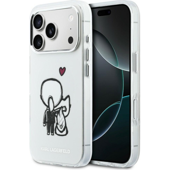 Karl Lagerfeld case Karl & Choupette Back Magsafe Do Iphone 17 Pro Max transparent - (KLHMP17X6HKCBHH)