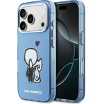 Karl Lagerfeld case Karl & Choupette Back Magsafe Do Iphone 17 Pro blue - (KLHMP17L6HKCBHB)