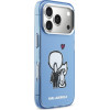 Karl Lagerfeld case Karl & Choupette Back Magsafe Do Iphone 17 Pro blue - (KLHMP17L6HKCBHB)