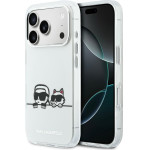 Karl Lagerfeld case Iml Karl & Choupette Peekaboo Logo Magsafe Do Iphone 17 Pro white - (KLHMP17L6HPKACH)