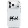 Karl Lagerfeld case Iml Karl & Choupette Peekaboo Logo Magsafe Do Iphone 17 Pro white - (KLHMP17L6HPKACH)