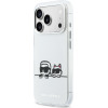 Karl Lagerfeld case Iml Karl & Choupette Peekaboo Logo Magsafe Do Iphone 17 Pro Max white - (KLHMP17X6HPKACH)