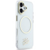 Karl Lagerfeld case Iml Kl Script Logo Magsafe Do Iphone 17 transparent - (KLHMP17S5HSKMEDH)