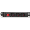 EXTRALINK 10'' 1U 3 Socket Eu Type Power Pdu With Switch Pdu 3-Eu - (EX.28839)