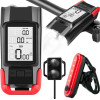 EXTRALINK Bicycle Light Set With Speedometer + Rear Light - (EX.26484)