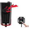 EXTRALINK Bicycle Light Set With Speedometer + Rear Light - (EX.26484)