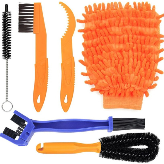 EXTRALINK Bicycle Cleaning Kit, Chain Care And Tire Maintenance - (EX.26491)