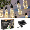 EXTRALINK Solar Garden Garland, 2 + 1.8 m Length, Lux 10 Warm White LED - (EX.24954)