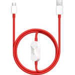 ONE Plus OnePlus SUPERVOOC 2in1 Charge Data Cable 8A 1,2m Red - (OP2IN1SPVCABLE)