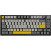 Ajazz Gaming Mechanical Keyboard AK820 - Moon Switches [Linear] (English US), Black, Gray, Rgb - (AJ-AK820-MS-GWY)