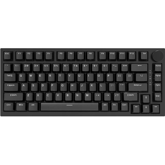 Ajazz Gaming Mechanical Keyboard AK820 - Red Switches [Linear] (English US), Black, White Backlight - (AJ-AK820-RS-BK)