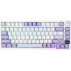 Ajazz Wireless Gaming Mechanical Keyboard AK820 Pro - Flying Fish [Linear] (English US), Purple - (AJ-AK820-PRO-PWB-FFS)