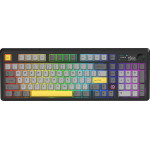 Ajazz Wireless Gaming Mechanical Keyboard AK980 V2 - Gift Switch [Linear] (English US), Black, Gray - (AJ-AK980-V2-GS-BK)