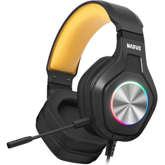Marvo Gaming Headphones Pulz 80 - -HG9084-Bk - (MARVO-HG9084-BK)
