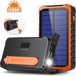 4sMarts Powerbank Solarny Prepper 12000mAh Szary - (456633)