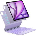 Typecase Case Edge + With Keyboard For Ipad Air 13 2024/2025 Light Purple - (KB206-129-E-LPULCH-LPU-B-US-V5)
