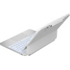 Typecase Case Edge + With Keyboard For Ipad Air 13 2024/2025 Silver - (KB206-130P-E-SLVCBF-WHT-B-US-C0)