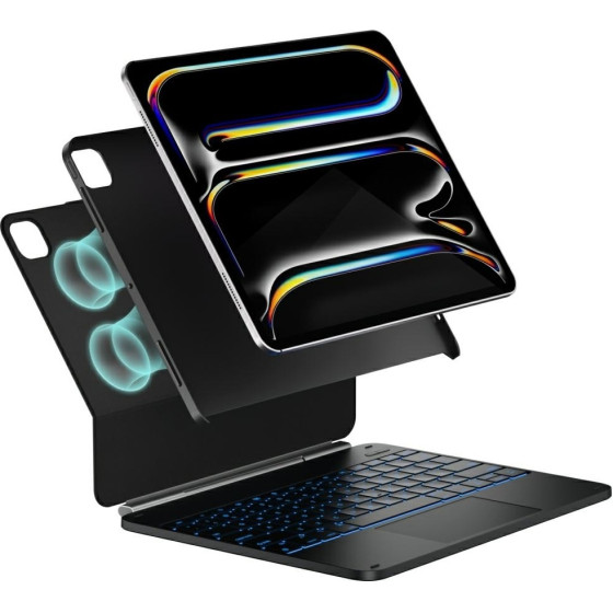 Typecase Case Edge + With Keyboard For Ipad Pro 13 2024/2025 Black - (KB206-130P-E-SBKBLK-BLK-B-US-C0)