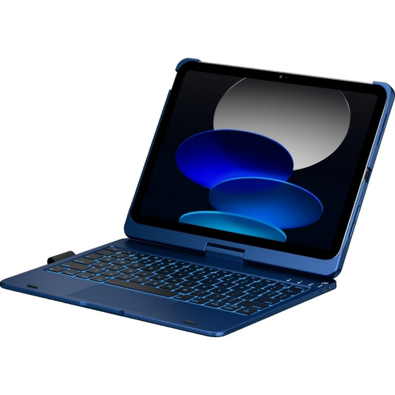 Typecase Case Flexbook Touch With Keyboard For Ipad 11 (A16) 2025 / Ipad 10.9 2022 Darrk Blue - (KB201T-100-B-MNB-BLK-B-US-V3)
