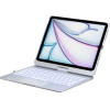Typecase Case Flexbook Touch With Keyboard For Ipad Air 11 2024/2025 Silver - (KB201T-110-B-SLV-WHT-B-US-V4)