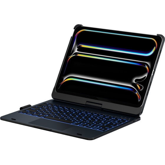 Typecase Case Flexbook Touch With Keyboard For Ipad Pro 11 2024/2025 Black - (KB201T-110P-B-BLK-BLK-B-US-V0)