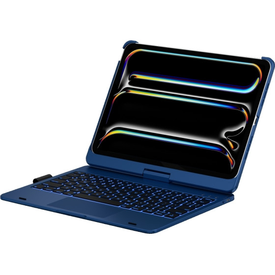 Typecase Case Flexbook Touch With Keyboard For Ipad Pro 11 2024/2025 Dark Blue - (KB201T-110P-B-MNB-BLK-B-US-V0)