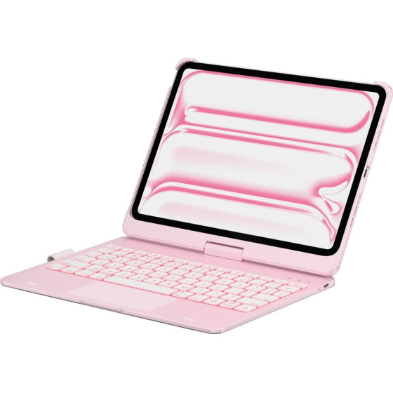 Typecase Case Flexbook Touch With Keyboard For Ipad Pro 11 2024/2025 Light Pink - (KB201T-110P-B-LPK-WHT-B-US-V0)