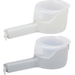 ALPINA - 2-in-1 Clip For Closing Packages With Dispenser (2 pieces) - (871125242134)