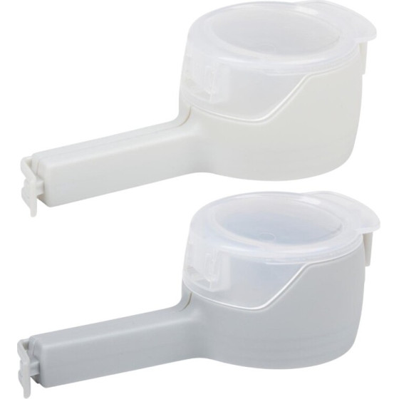 ALPINA - 2-in-1 Clip For Closing Packages With Dispenser (2 pieces) - (871125242134)
