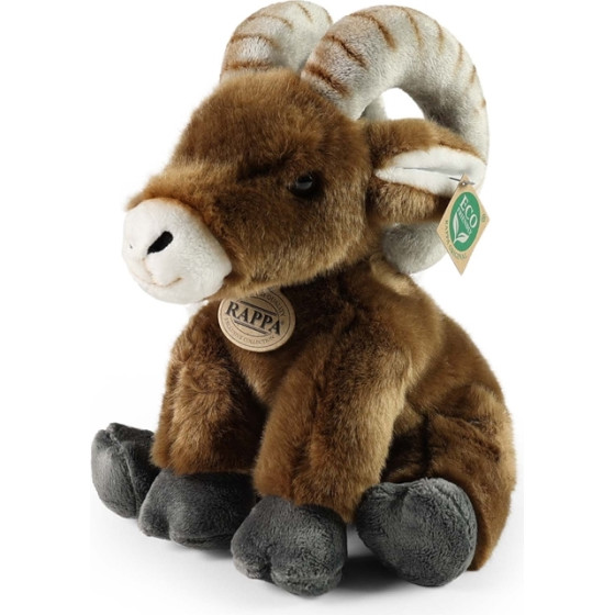 Rappa - Plush Realistic Plush Toy Bighorn Sheep Goat Sitting 28 Cm Eco-Friendly - (251533)