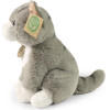 Rappa - Plush Realistic Mascot Gray Cat Sitting 23 Cm Eco-Friendly Soft Collection - (250819)