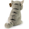 Rappa - Plush Realistic Mascot Gray Cat Sitting 23 Cm Eco-Friendly Soft Collection - (250819)