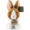 Rappa - Plush Realistic Mascot Rabbit White And Brown Sitting 16 Cm Eco-Friendly - (252042)