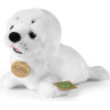 Rappa - Plush Realistic Mascot White Seal 25 Cm Eco-Friendly - (201545)